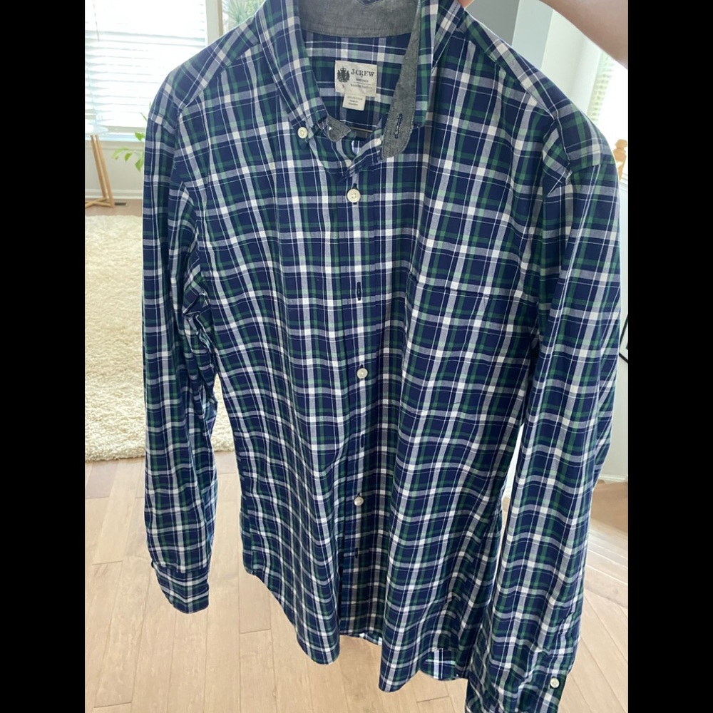 J crew button up